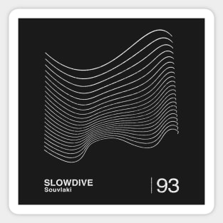 Slowdive Souvlaki / Minimalist Artwork Design Sticker